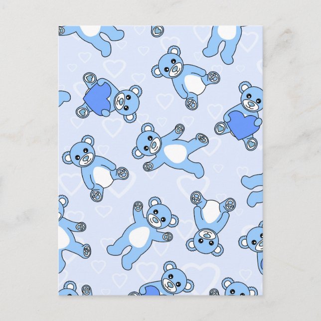 Postal Teddy Bear Blues (Anverso)