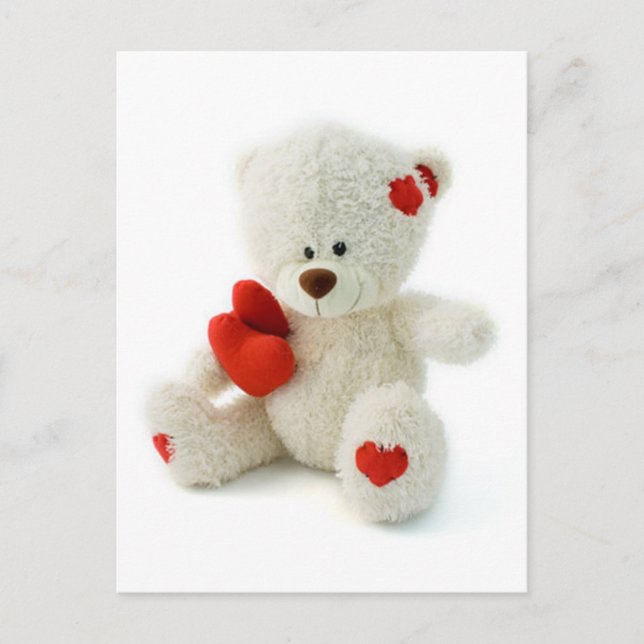 Postal *Teddy Bear Love* Teddy (Anverso)