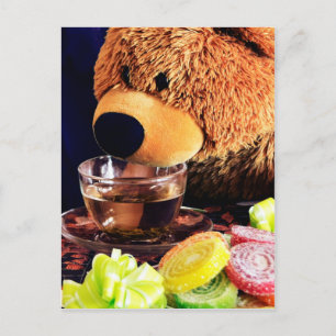 Postal Teddy Bear Tea Fiesta