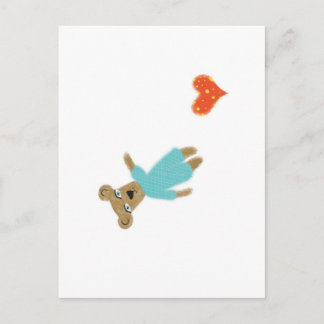 Postal Teddy Bears vintage corazón te extraña rupydetequi