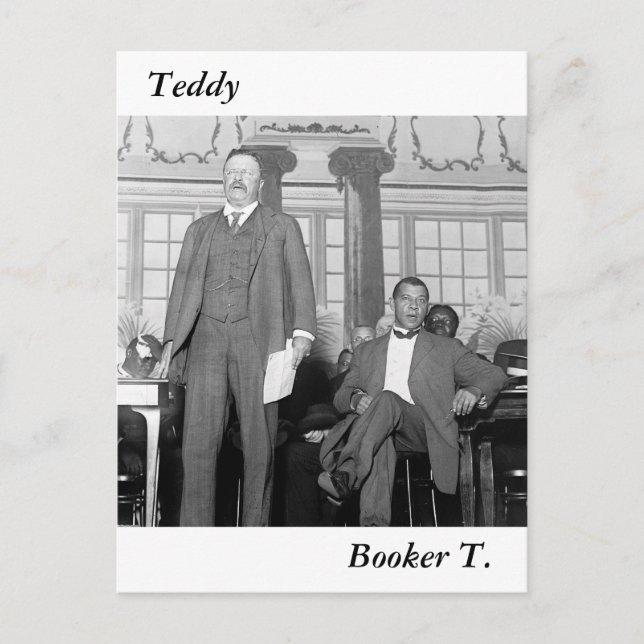 Postal Teddy & Booker T., principios del siglo XX (Anverso)