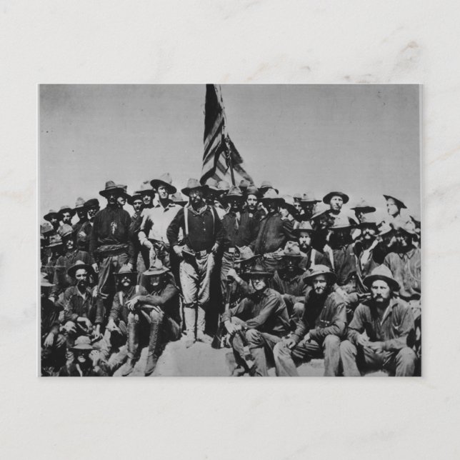 Postal Teddy's Colts Teddy Roosevelt Rough Riders 1898 (Anverso)