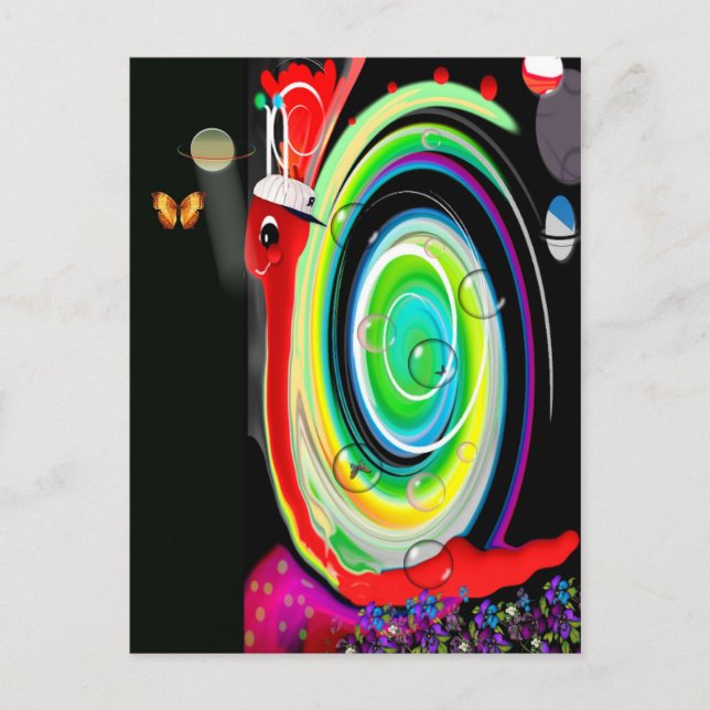 Postal TedTheSnail (Anverso)