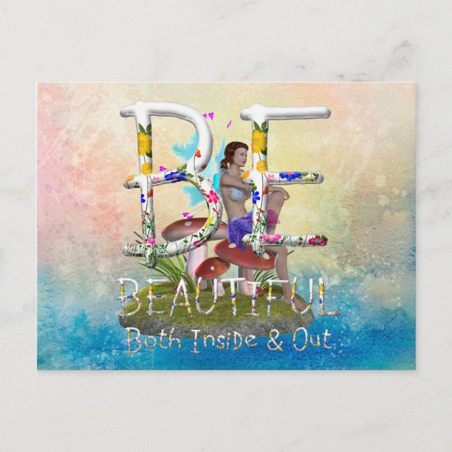Postal TEE Be Beautiful (Anverso)