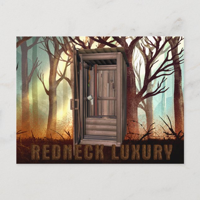 Postal TEE Redneck Luxury (Anverso)
