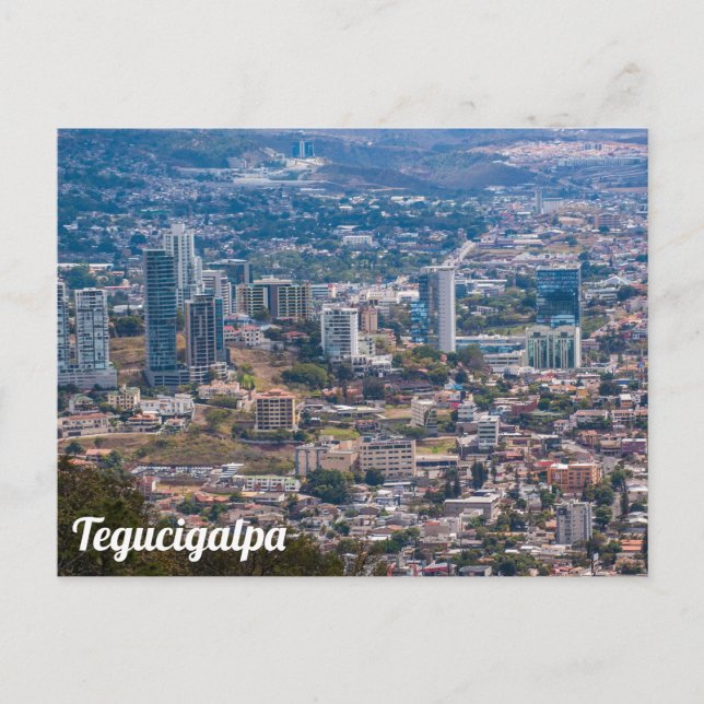 Postal Tegucigalpa, Ciudad de Honduras (Anverso)