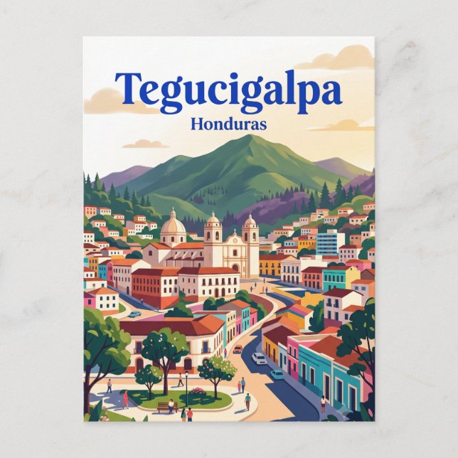 Postal Tegucigalpa Honduras (Anverso)