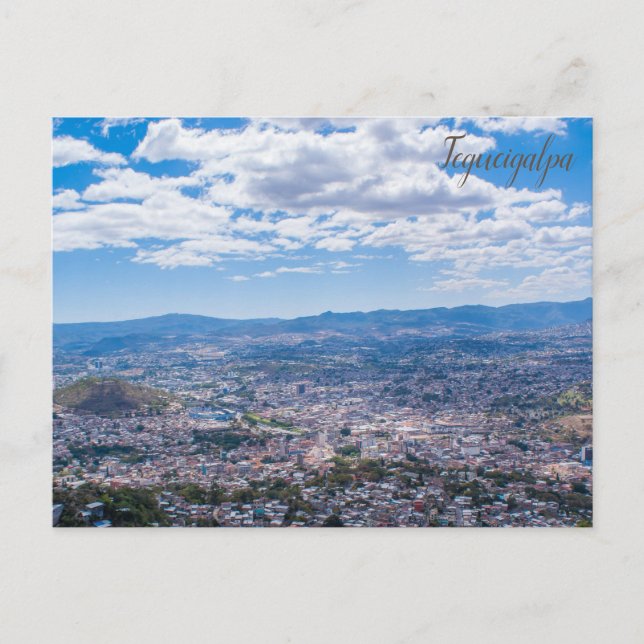 Postal Tegucigalpa, Honduras Cityscape (Anverso)