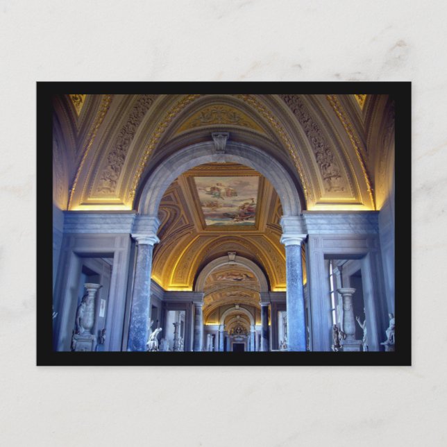 Postal tejado vaticano (Anverso)