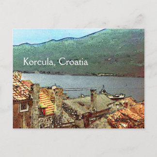 Postal Tejados de Korcula
