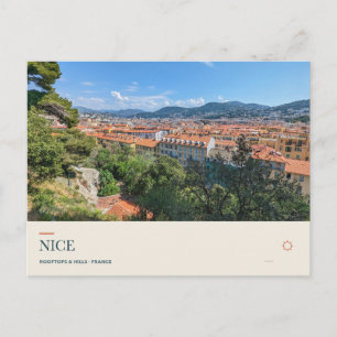 Postal Tejados de Niza desde Castle Hill