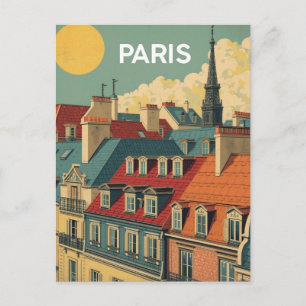 Postal Tejados de París