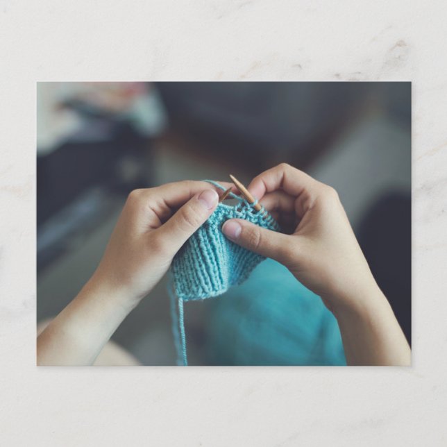 Postal tejedor (Anverso)