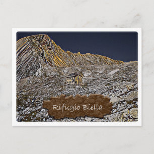 Postal Tejido alpino Biella - Dolomiti -