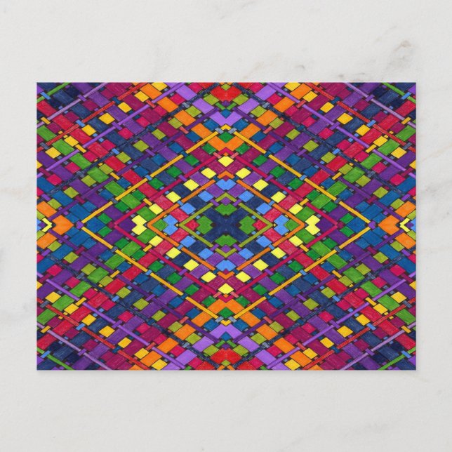 Postal Tejido Brillante (Anverso)