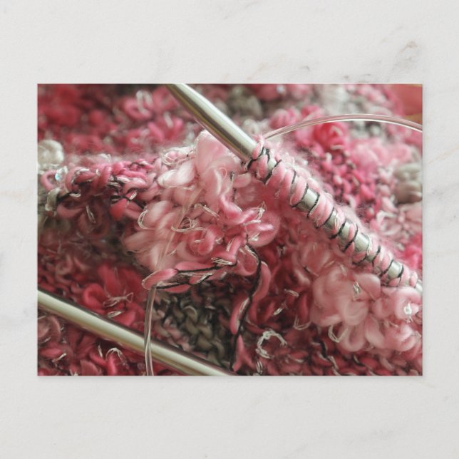 Postal Tejido con lana (Anverso)