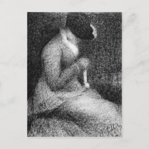 Postal Tejido de Georges Seurat