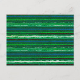 Postal Tejido de madera japonés a rayas