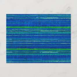 Postal Tejido de madera japonés a rayas