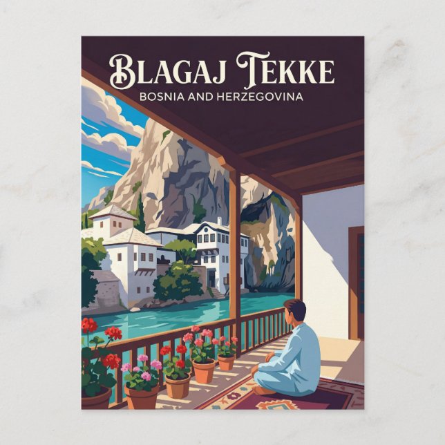 Postal Tekke de Blagaj Bosnia y Herzegovina (Anverso)