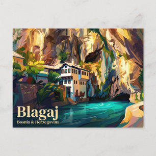 Postal Tekke de Blagaj Bosnia y Herzegovina