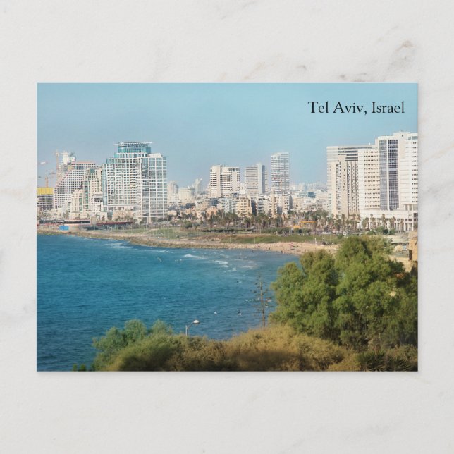 Postal Tel Aviv, Israel (Anverso)