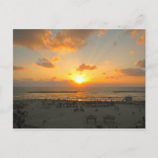 Postal Tel Aviv Sunset