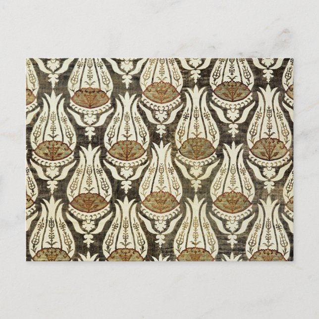 Postal Tela De Amueblado (1600-1700) De William Morris (Anverso)