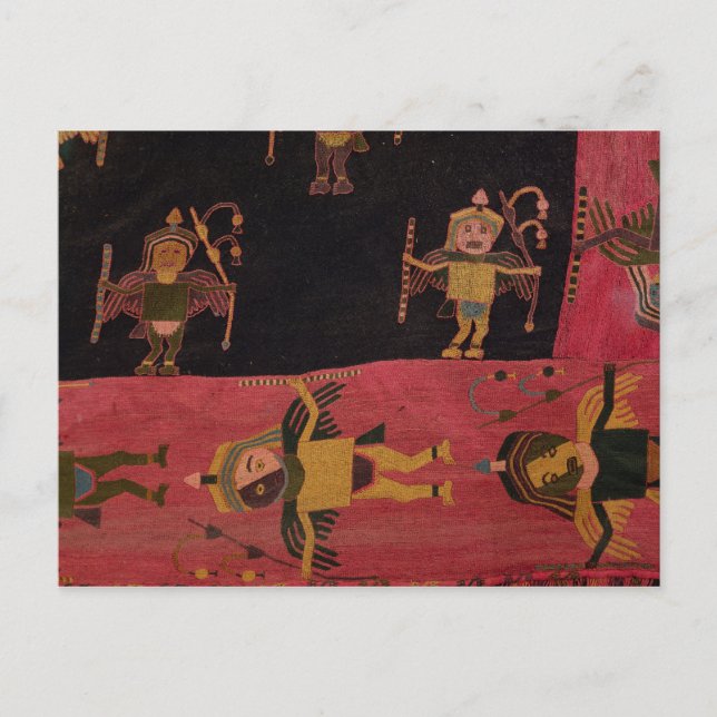 Postal Tela de lana (Anverso)