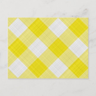 Postal tela de mesa amarilla