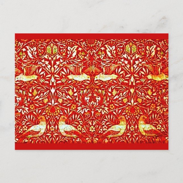 Postal Tela/Moda-William Morris 6 (Anverso)