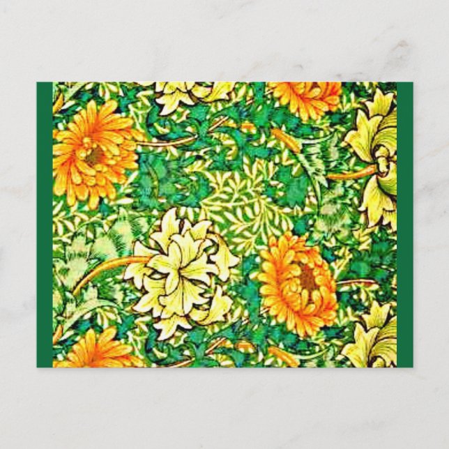 Postal Tela/Moda-William Morris 8 (Anverso)