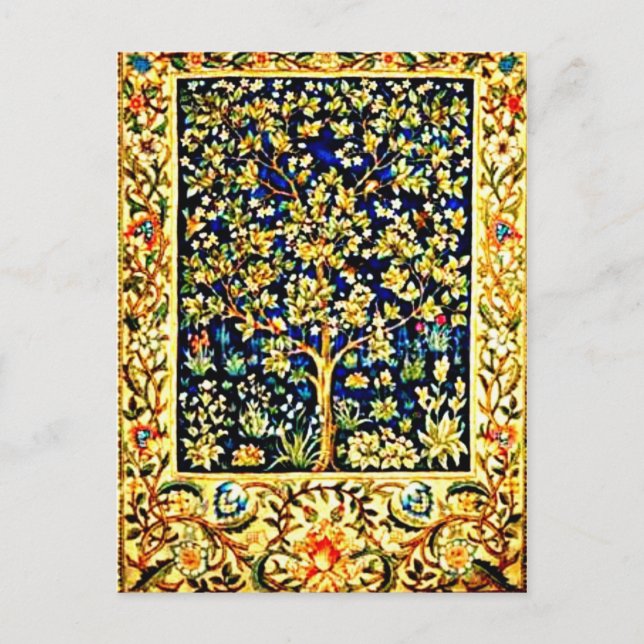 Postal Tela/Moda-William Morris 9 (Anverso)