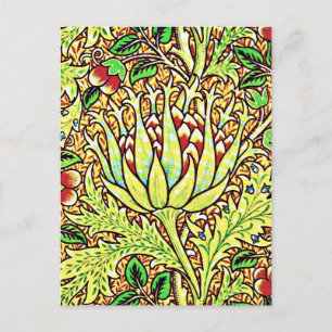 Postal Tela postales-vintage/moda-William Morris 15