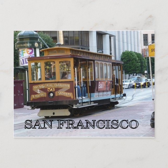 Postal Teleférico de San Francisco (Anverso)