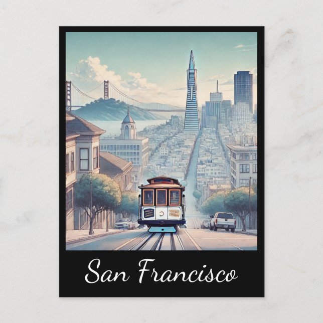 Postal Teleférico de San Francisco (Anverso)