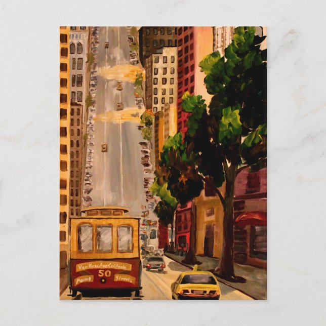 Postal Teleférico San Francisco Van Ness (Anverso)