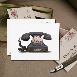 Postal teléfono antiguo