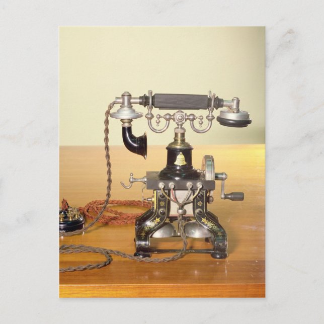 Postal Teléfono Ericsson, 1890 (Anverso)