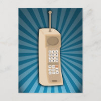 Teléfono móvil de ladrillo divertido