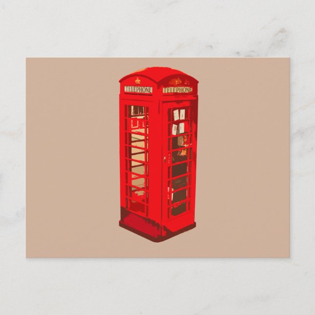 Postal Teléfono móvil de Londres (Anverso)