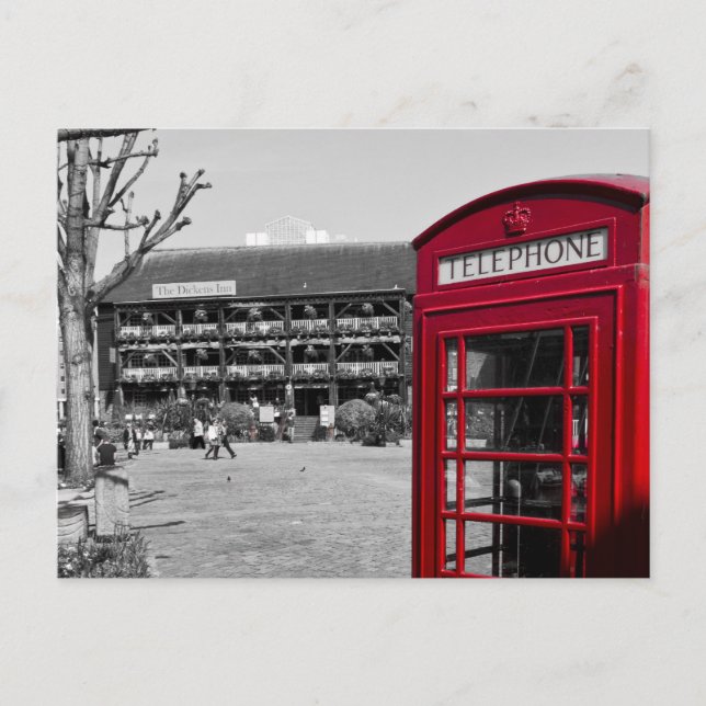 Postal Teléfono móvil de Londres (Anverso)