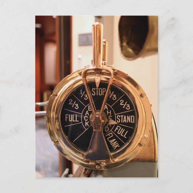 Postal Telégrafo de pedido de motor (Anverso)