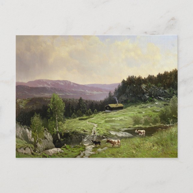 Postal Telemark, Noruega Meridional (Anverso)