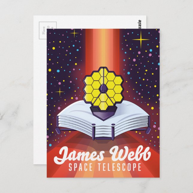 Postal Telescopio espacial James Webb (Anverso / Reverso)