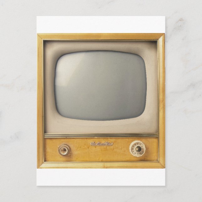 Postal Televisión antigua (Anverso)
