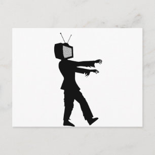 Postal Televisor Zombie