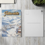 Postal Telluride Colorado Winter Travel Art Vintage<br><div class="desc">Diseño artístico Telluride Winter que muestra el paisaje invernal.</div>