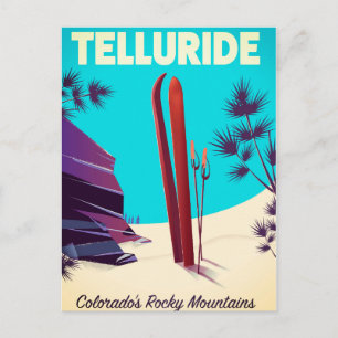 Postal Telluride Esquí Montañas Rocosas