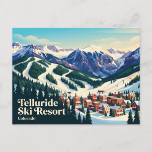 Postal Telluride Ski Resort, Telluride, Colorado, Estados